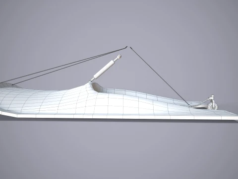 Helicopter Skis L44000 --121-- 3D Model