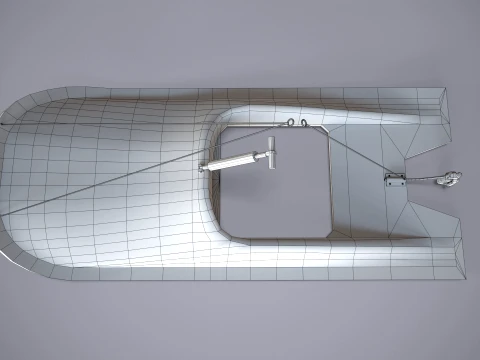Helicopter Skis L44000 --121-- 3D Model