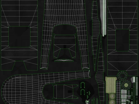 Helicopter Skis L44000 --121-- 3D Model