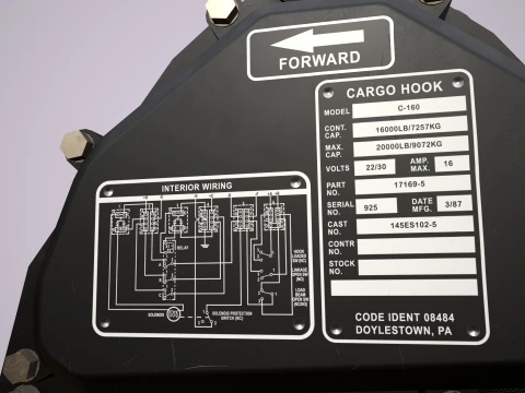 Helicopter Hook C-160 --122-- 3D Model