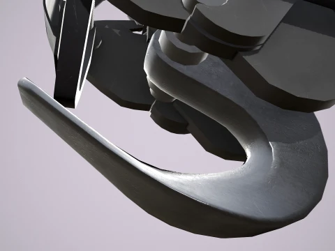 Helicopter Cargo Hook --123-- 3D Model