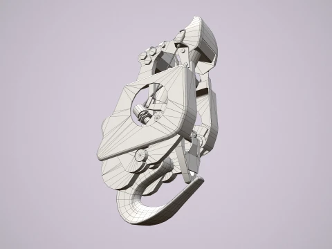 Helicopter Cargo Hook --123-- 3D Model