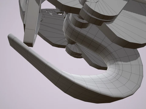 Helicopter Cargo Hook --123-- 3D Model
