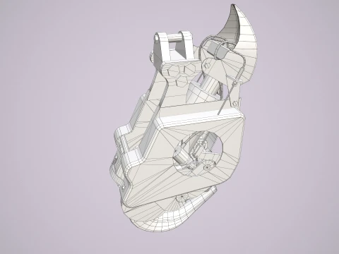Helicopter Cargo Hook --123-- 3D Model