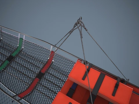 Helicopter Rescue Litter --125-- 3D Model