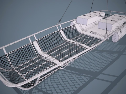 Helicopter Rescue Litter --125-- 3D Model