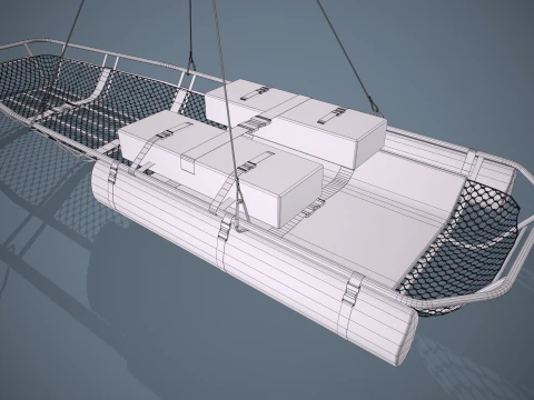Helicopter Rescue Litter --125-- 3D Model
