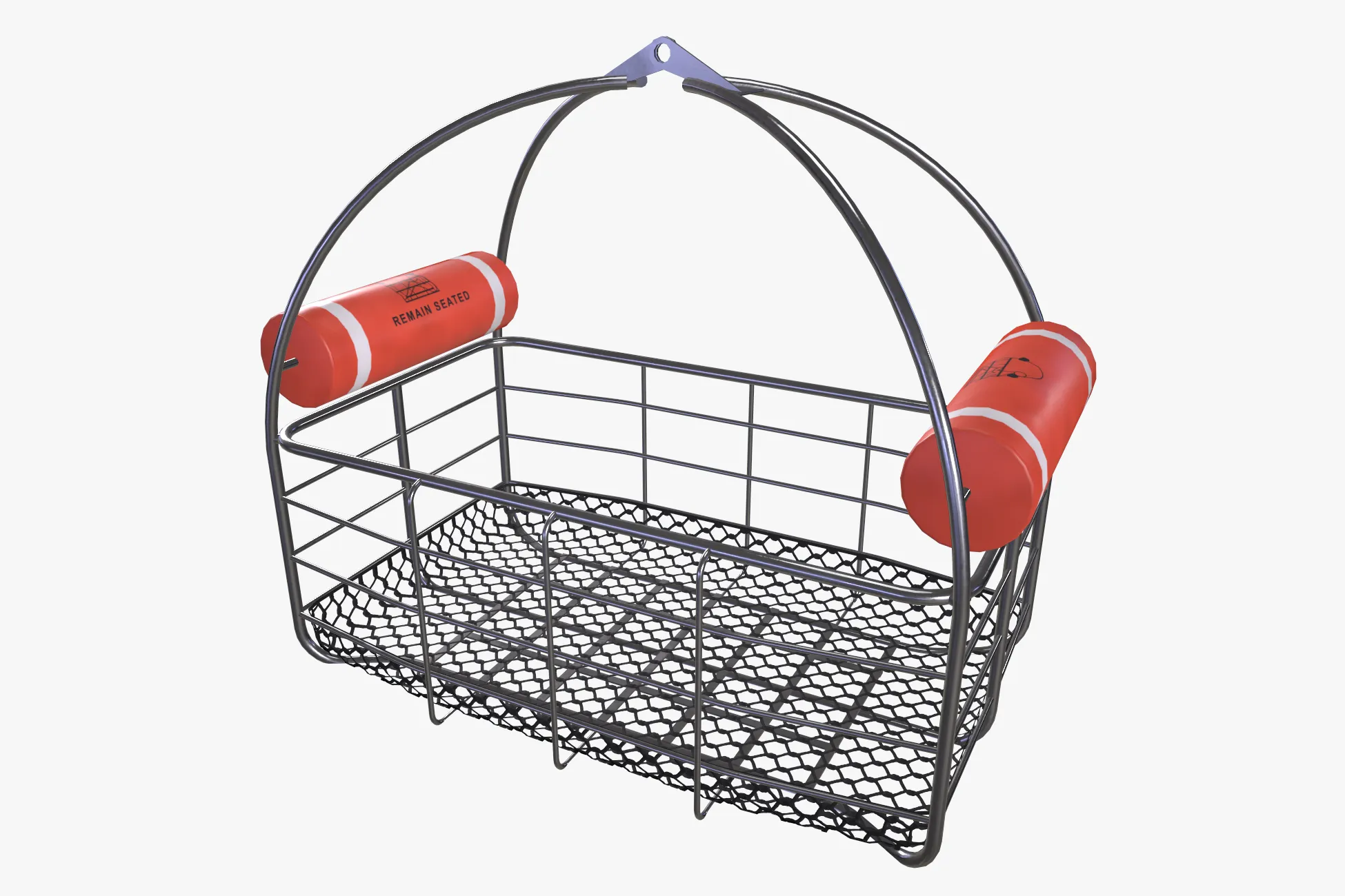 Helicopter Rescue Basket --126-- 3D Model .c4d .max .obj .3ds .fbx .stl .blend 