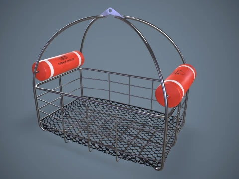 Helicopter Rescue Basket --126-- 3D Model