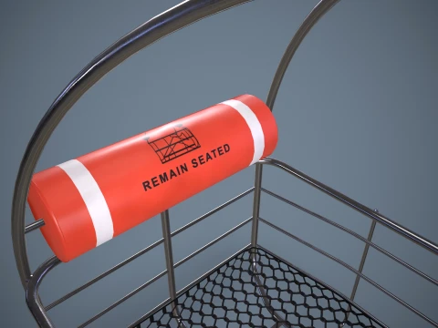 Helicopter Rescue Basket --126-- 3D Model