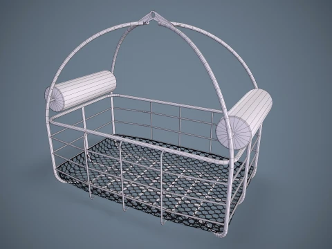 Helicopter Rescue Basket --126-- 3D Model