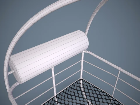 Helicopter Rescue Basket --126-- 3D Model