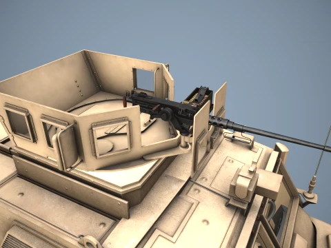 International M1224 MaxxPro Desert --139-- 3D Model