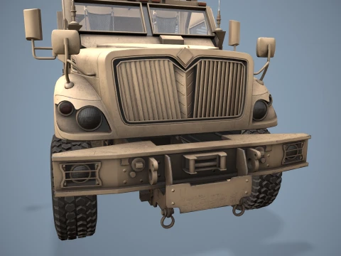 International M1224 MaxxPro Desert --139-- 3D Model