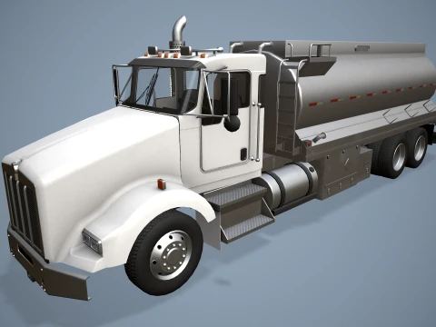 Kenworth T800 Fuel Truck --170-- 3D Model