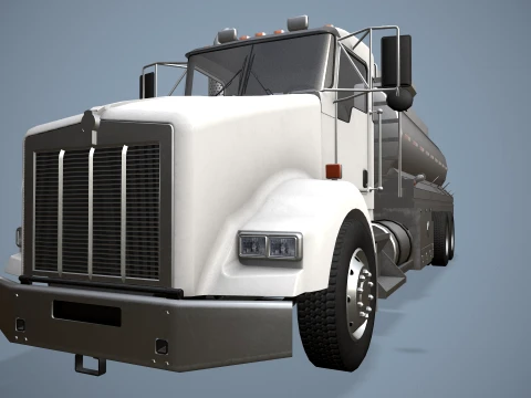 Kenworth T800 Fuel Truck --170-- 3D Model