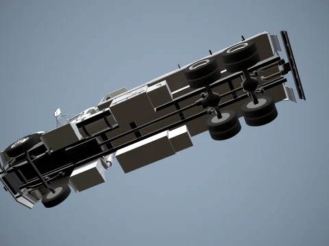 Kenworth T800 Fuel Truck --170-- 3D Model