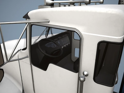 Caminh&atilde;o de toras Kenworth T800 --172-- Modelo 3D