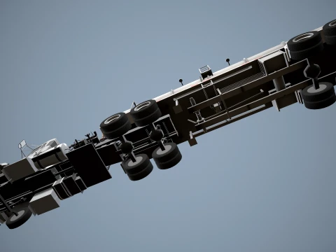 Kenworth T800 Oil Truck --173-- 3D Model