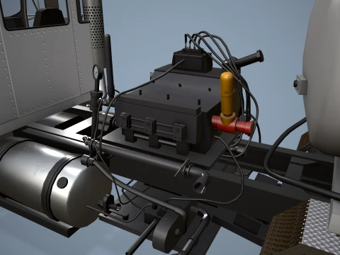 Kenworth T800 Oil Truck --173-- 3D Model