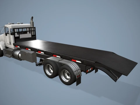 Kenworth T800 Platform Truck --174-- 3D Model