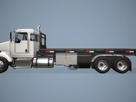Kenworth T800 Platform Truck --174-- 3D Model