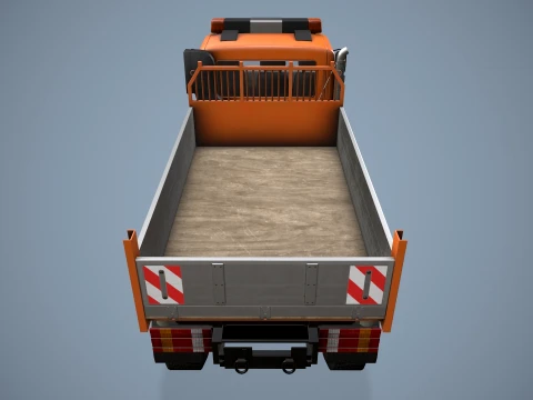 Unimog U500 Dump Truck --177-- 3D Model