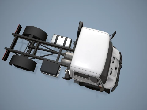 Unimog U500 Chassis --178-- 3D Model