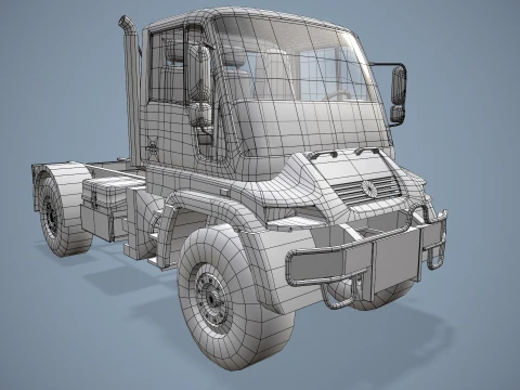 Unimog U500 Chassis --178-- 3D Model