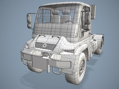 Unimog U500 Chassis --178-- 3D Model