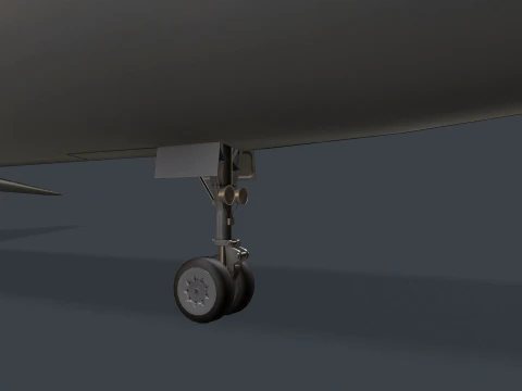 Airplane Tu-154 USSR Livery with LODs --184-- 3D Model