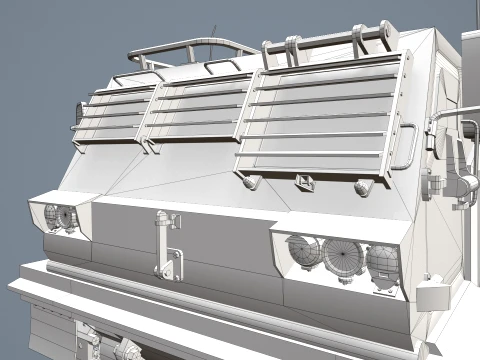 Multiple Launch Rocket System M270 --186-- 3D Model