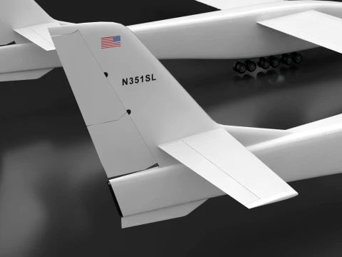 Stratolaunch Aircraft --187-- 3D Model