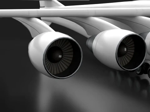 Stratolaunch Aircraft --187-- 3D Model