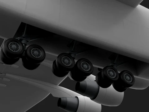 Stratolaunch Aircraft --187-- 3D Model