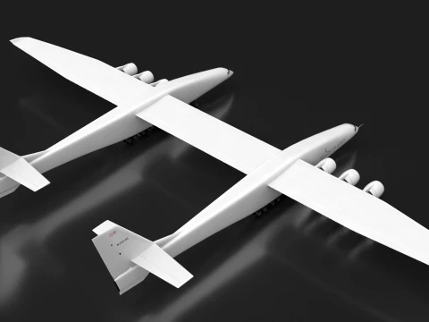 Stratolaunch Aircraft --187-- 3D Model