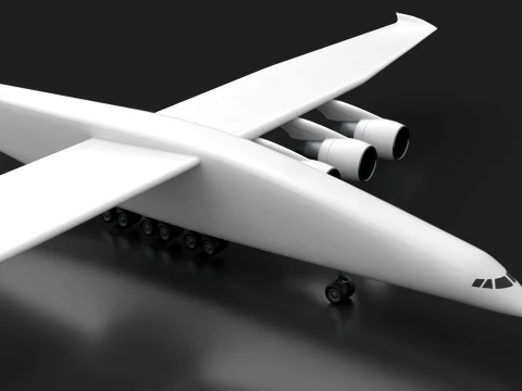 Stratolaunch Aircraft --187-- 3D Model
