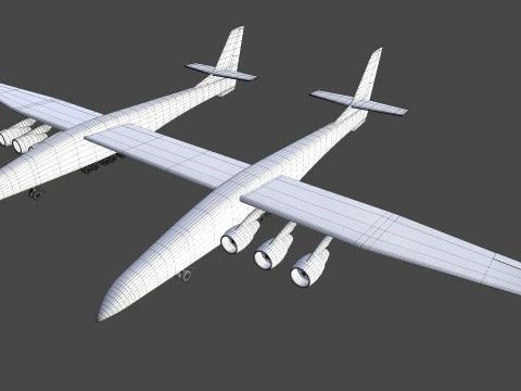 Stratolaunch Aircraft --187-- 3D Model