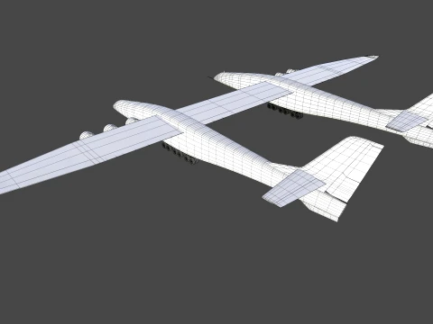 Stratolaunch Aircraft --187-- 3D Model