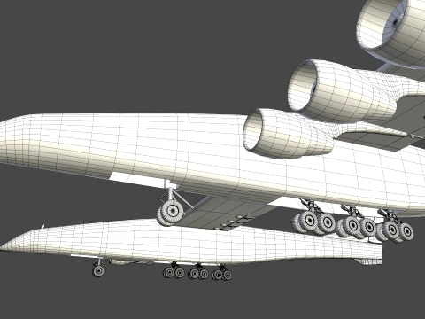 Stratolaunch Aircraft --187-- 3D Model