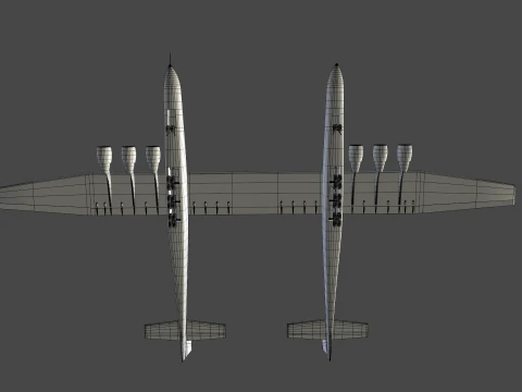 Stratolaunch Aircraft --187-- 3D Model