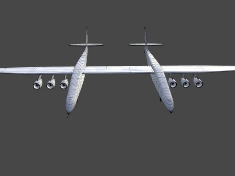 Stratolaunch Aircraft --187-- 3D Model