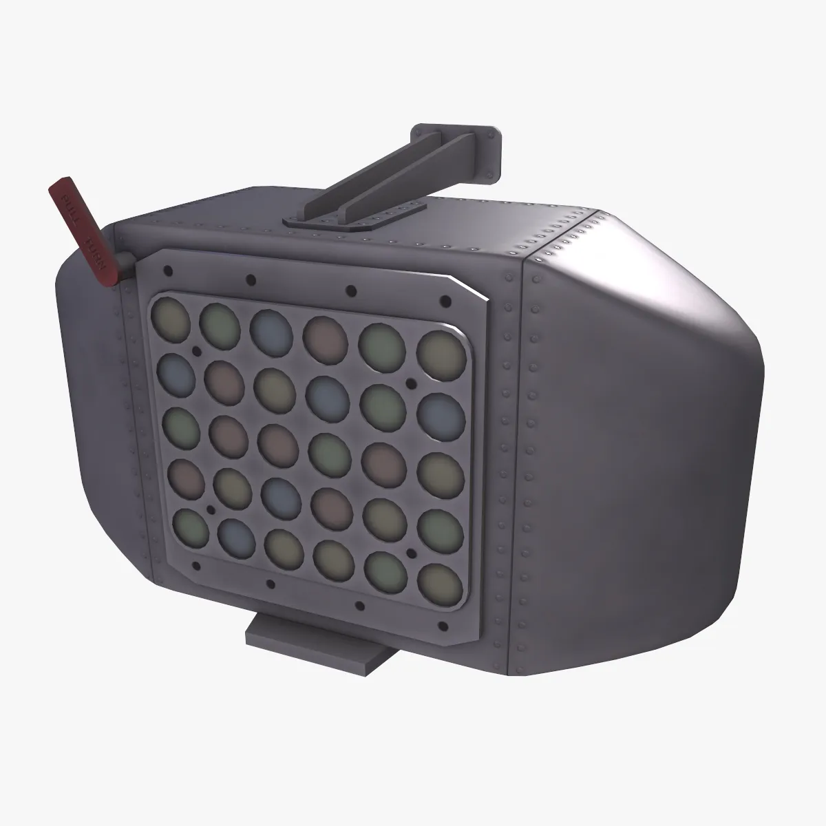Helicopter Flares Dispenser --289-- 3D Model .c4d .max .obj .3ds .fbx .stl .blend