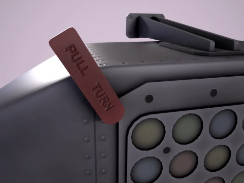 Helicopter Flares Dispenser --289-- 3D Model