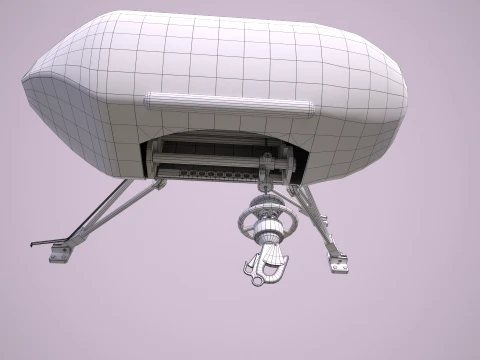 Helicopter Hoist --290-- 3D Model