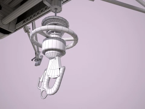 Helicopter Hoist --290-- 3D Model