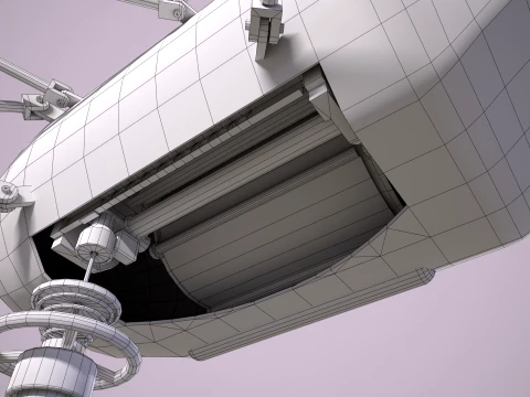 Helicopter Hoist --290-- 3D Model