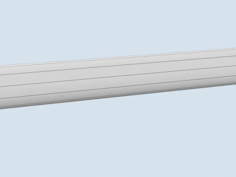 XM-3 Launcher With 70mm Missile --296-- 3D Model