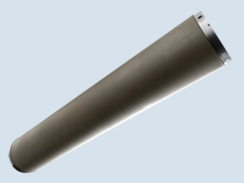 Lanciatore XM-157 con missile da 70 mm --297-- Modello 3D