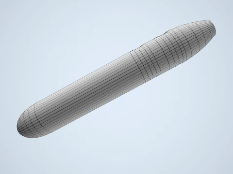 Pod SUU-11 com metralhadora M-134 --301-- Modelo 3D